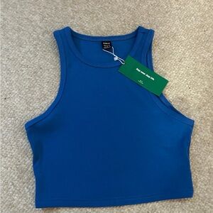 shein tank size small blue